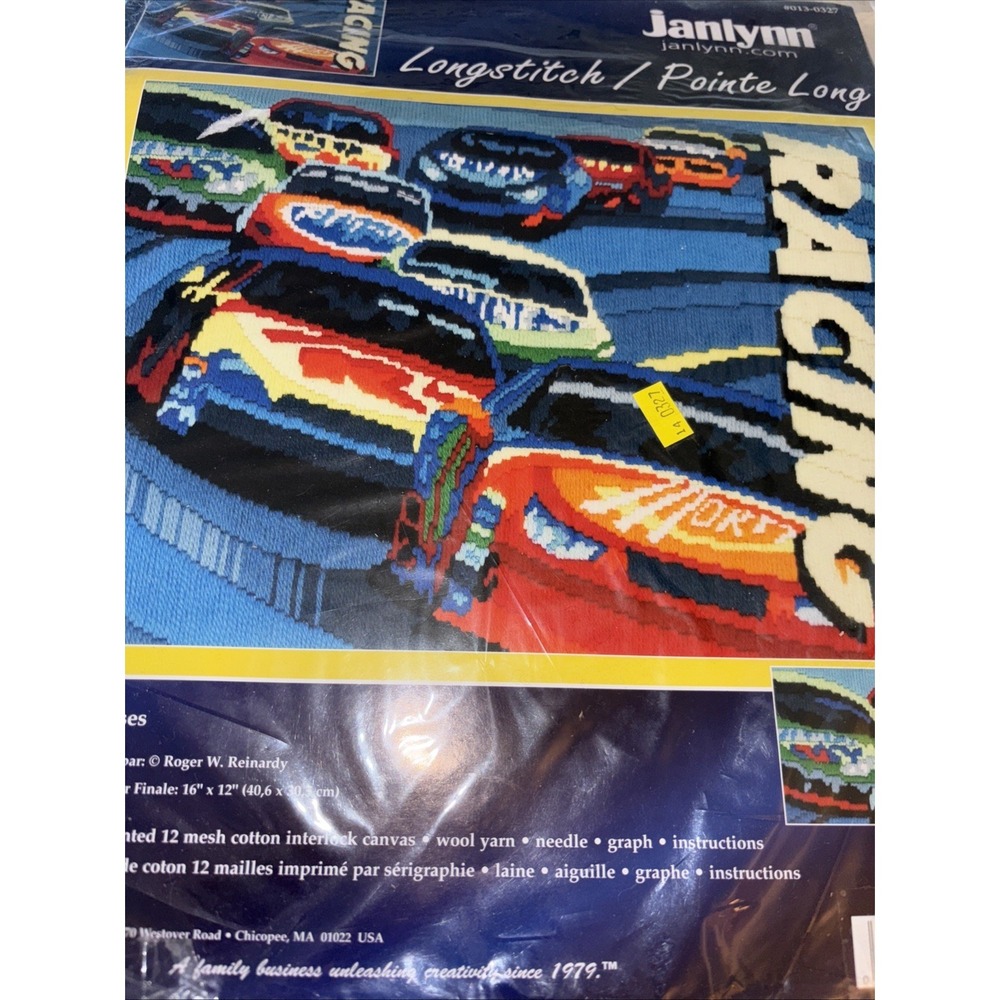 Janlynn Longstitch Kit -‎ RACING / COURSES NOS - Picture 2 of 7